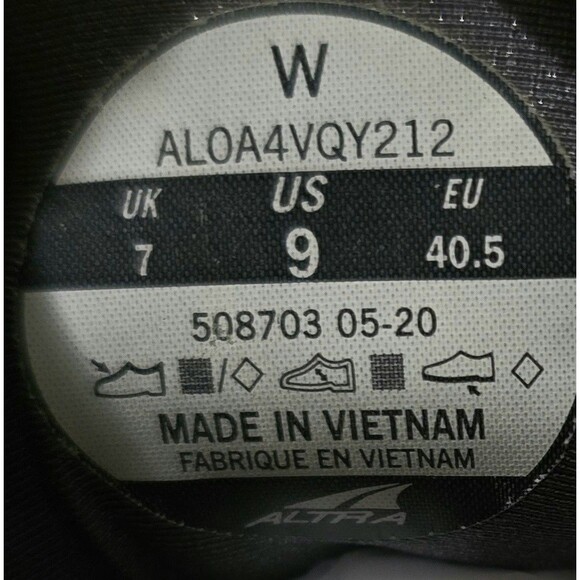 Altra Paradigm 5 Womens Size 9 Running Shoes Gray Coral - Picture 8 of 12